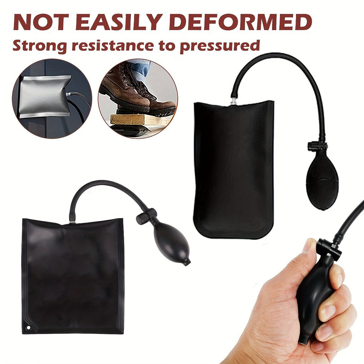 Car Lockout Tool Kit 18/23Pcs, Long Reach Grabber 67 Inch, Air Wedge Bag, Non-Marring Wedges, J-Hook Pull Hook, Stainless Steel Dent Repair Tools for Auto Body Work