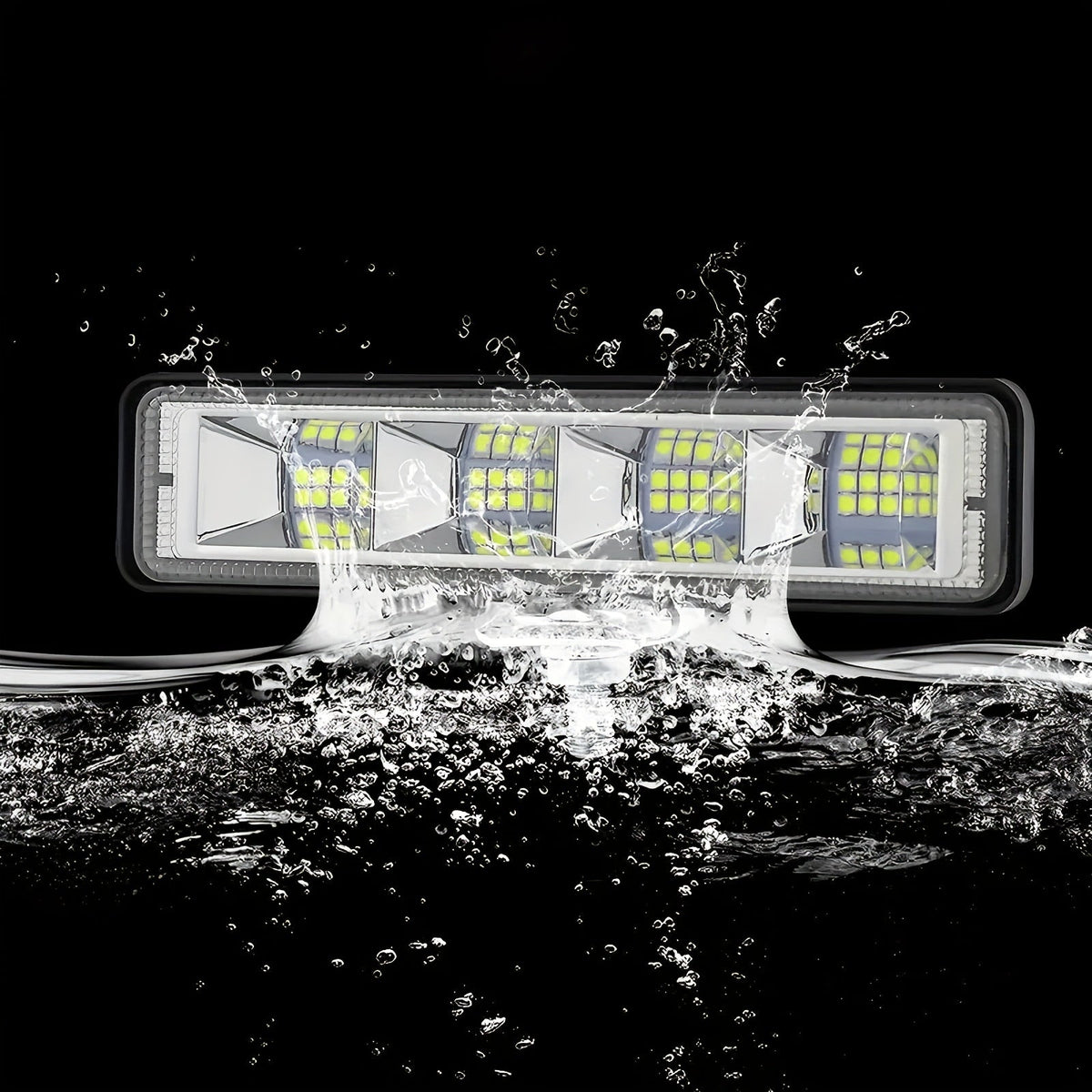 LED Work Light Bar 4.3/6.3 Inch Super Bright Spot Flood Combo for Motorcycle Off-Road Truck ATV UTV SUV Pickup 4x4 Marine Boat Night Driving Auxiliary Fog Light