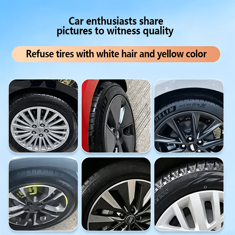 Rubber & Plastic Renewal Paste Multi-Purpose Repair Restorer for Car Tires Wheel Hubs Auto Interior – Anti-Crack Anti-Aging Tire Shine Gel