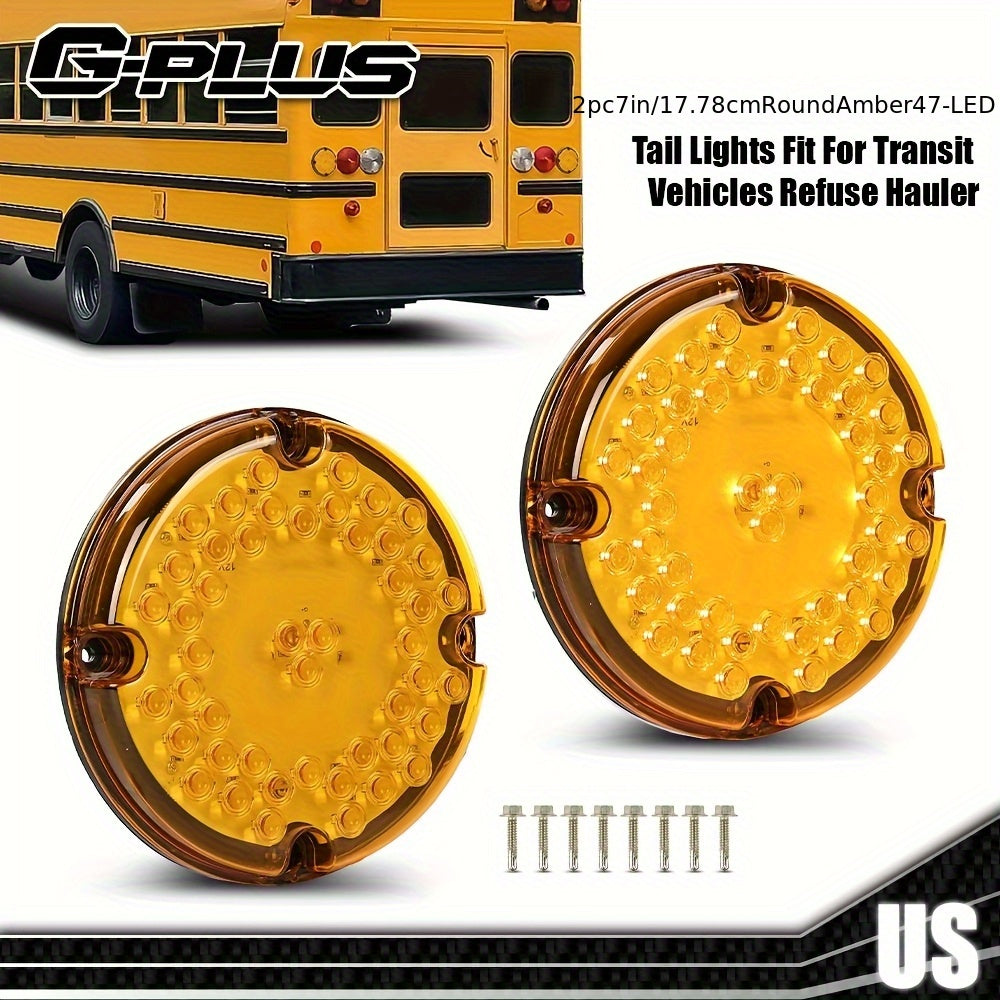 LED Magnetic Trailer Towing Light Kit – 2/5 LED Wire Lights for Trucks, RVs, Trailers, Semi Trucks 12V-24V
