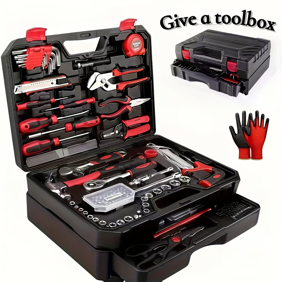 Professional Automotive Tool Kit 46 53 325pcs Ratchet Wrench Screwdriver Set for Car Motorcycle Bike Maintenance All-in-One Portable Mechanic Tool Set