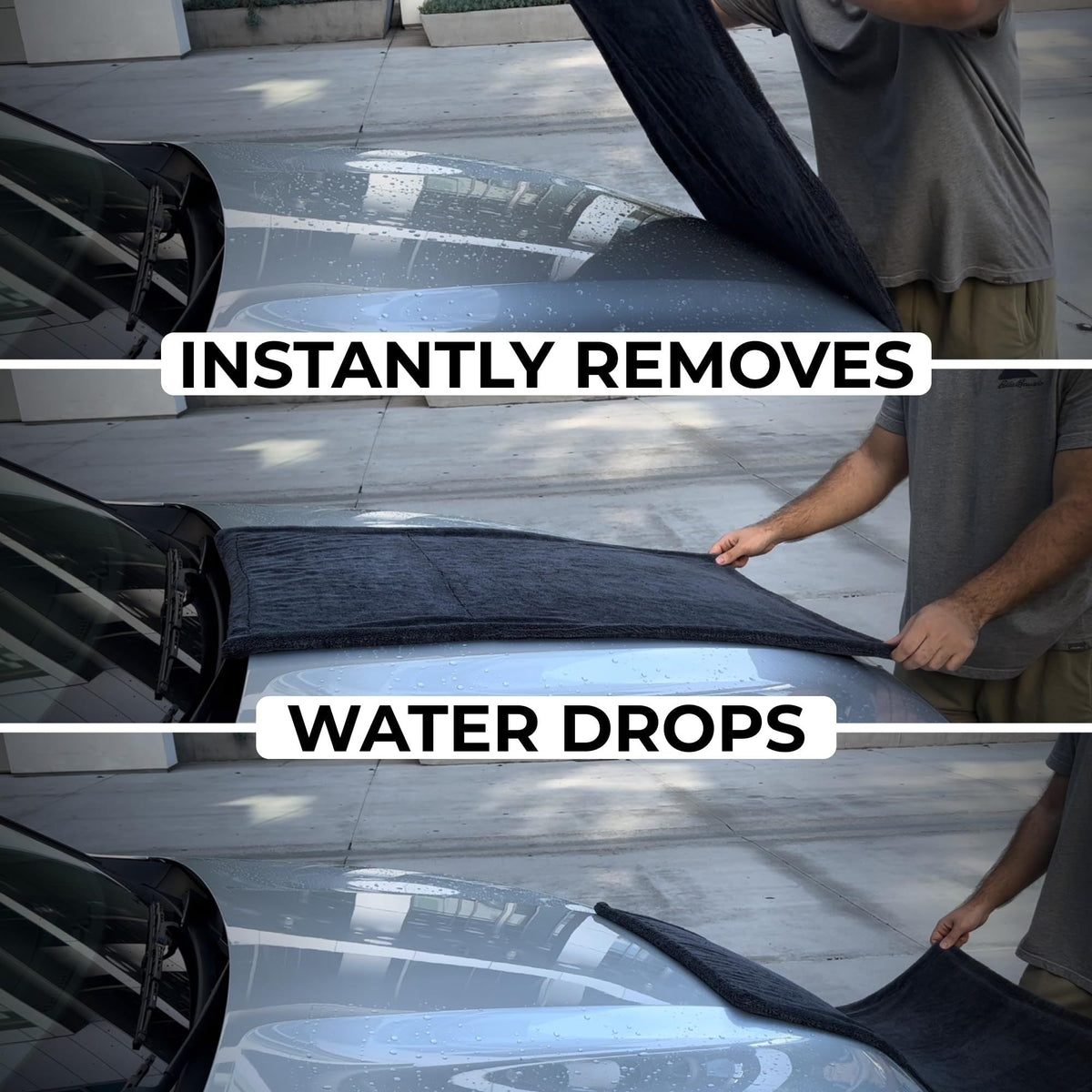 XL Twisted-Loop Microfiber Car Drying Towel 24"x35" – Super Thick, Ultra Absorbent, Lint-Free & Streak-Free Auto Detailing Cloth