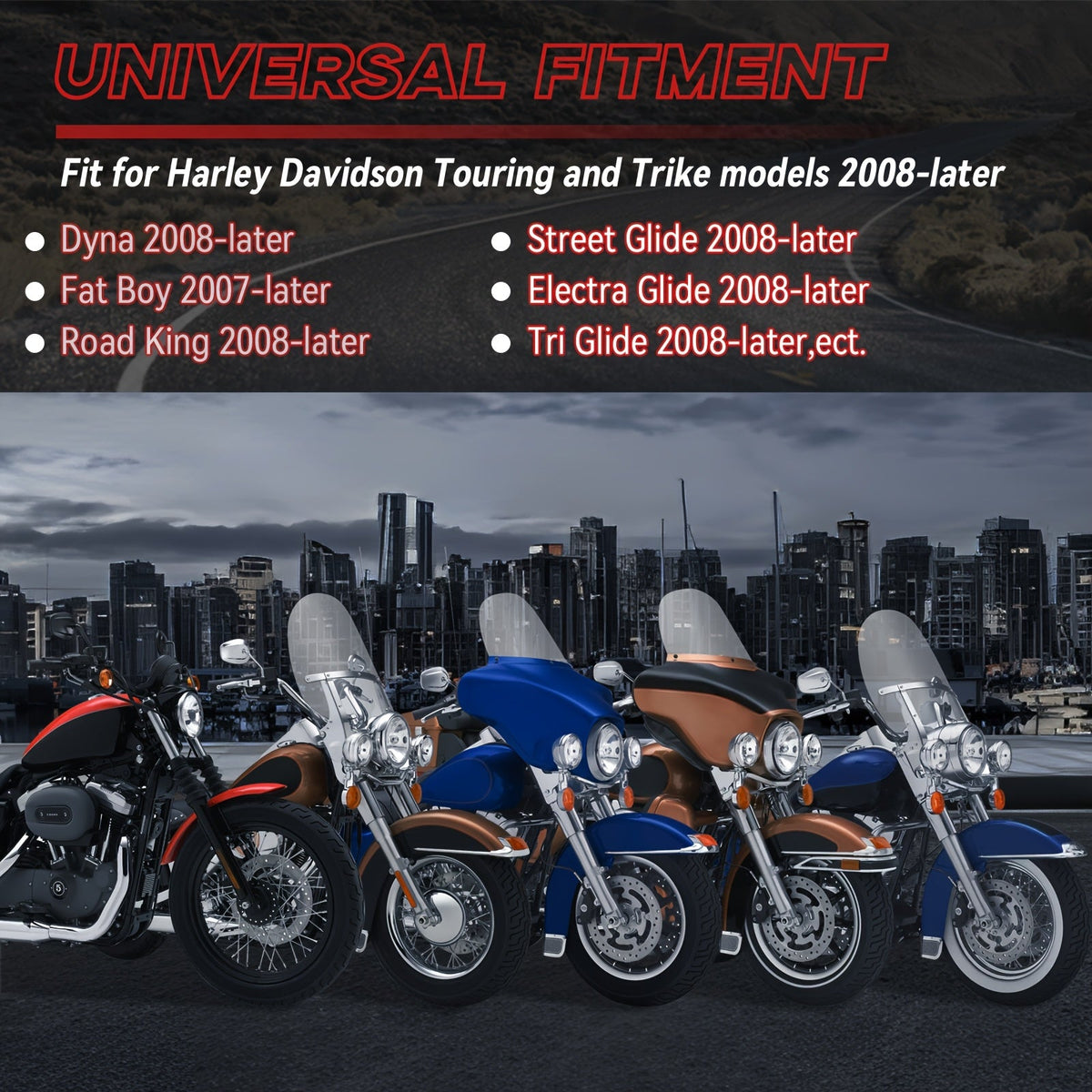 Harley Front Axle Nut Covers CNC Spike Caps 3.6" – Bolt-On Pair for Touring Street Glide Road King Electra Glide Tri Glide 2008+ | Black & Silver