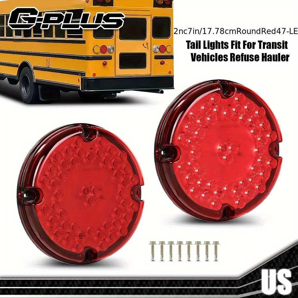 LED Magnetic Trailer Towing Light Kit – 2/5 LED Wire Lights for Trucks, RVs, Trailers, Semi Trucks 12V-24V