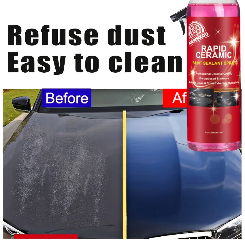 Ceramic Spray Coating 120ml – Hydrophobic UV Protection & Extreme Water Beading for Cars, Trucks, Motorcycles & RVs