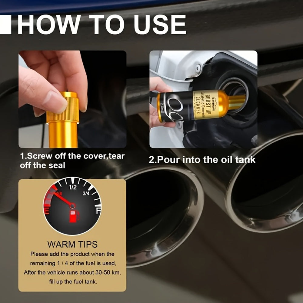 Engine & Catalytic Converter Cleaner 5-Pack – Deep Cleaning Fuel System Boost, Multipurpose Vehicle Engine Treatment for Performance Restoration