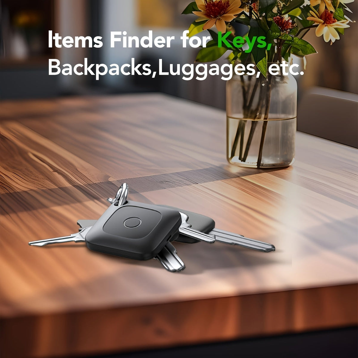 GPS Tracker Portable Real-Time Location Device - Global Coverage, for Keys Wallet Pets Luggage, iOS & Android Compatible, 1 2 or 4 Pack