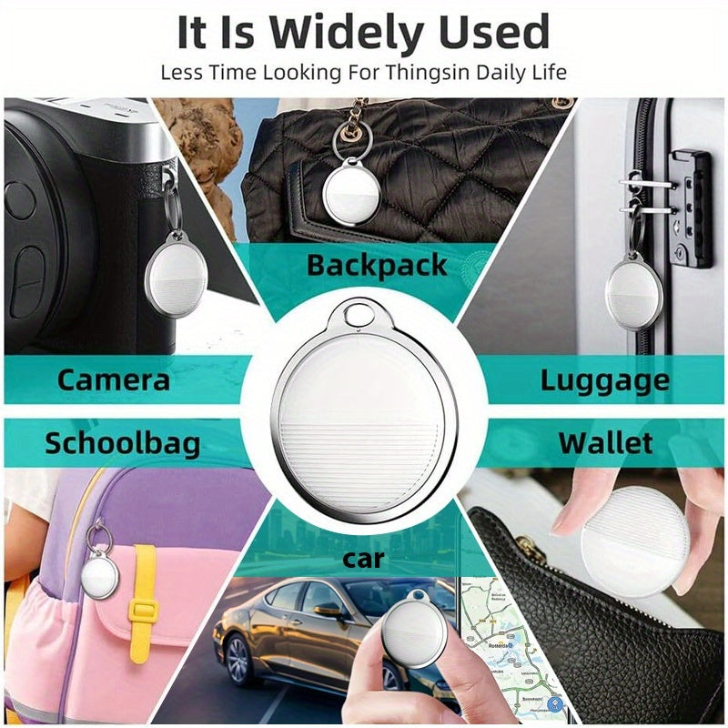 GPS Smart Item Tracker - Anti-Lost Locator Compatible with Apple Find My, CR2032 Battery, 10-Month Standby, for Car Keys Bag Luggage Pet, 1pc or 4pcs