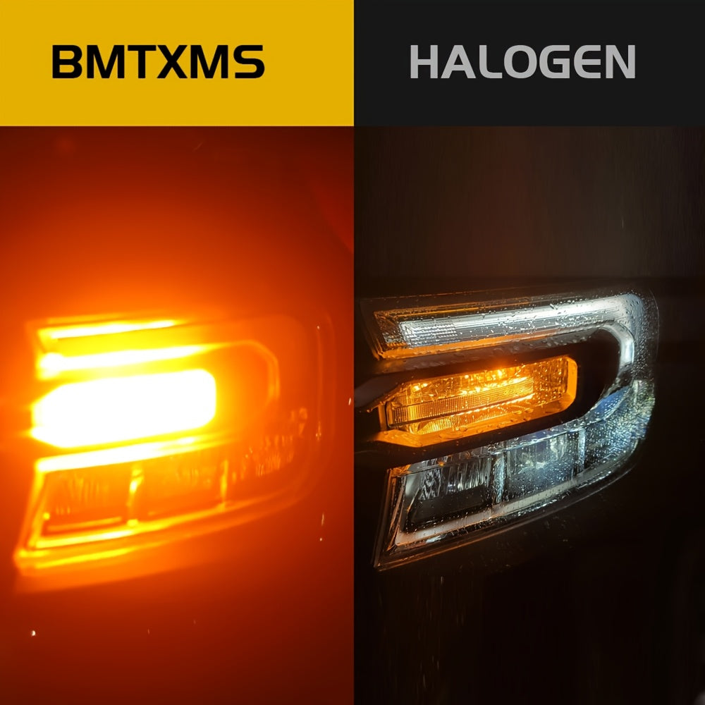 3157 LED Bulbs 2-Pack 4000LM 16W Super Bright for Brake Tail Stop Parking Reverse Turn Signal DRL Fits 3156 3057 4114 4157 P27/7W White Red Amber