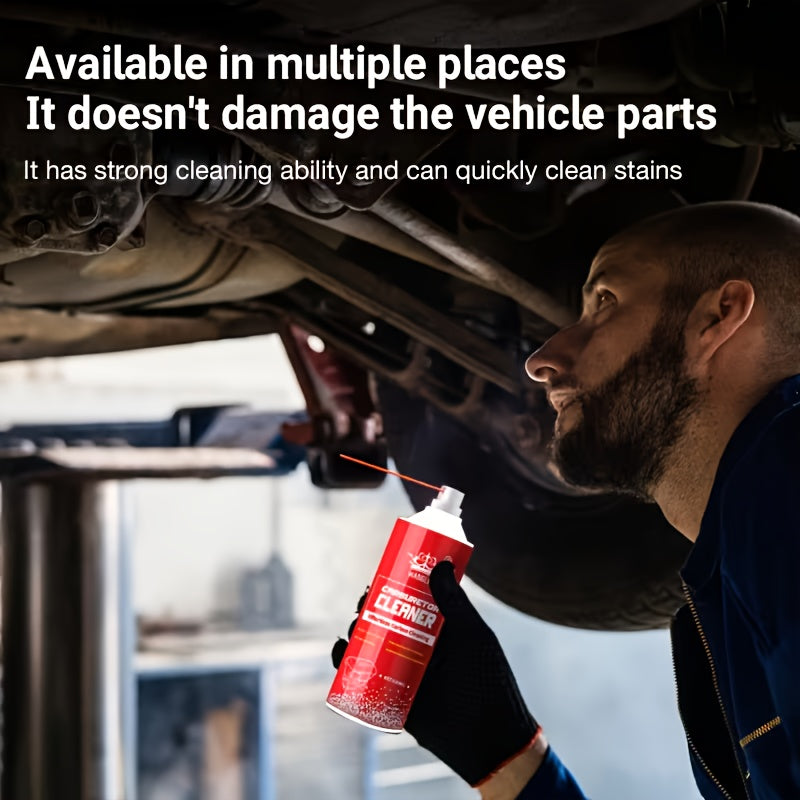 Engine Degreaser Cleaner 280ml, Heavy-Duty Engine Exterior Cleaner for Oil Grease & Grime Removal, Low-Odor Automotive Degreasing Solution for Engine Bay Fuel Systems & Exhaust Maintenance