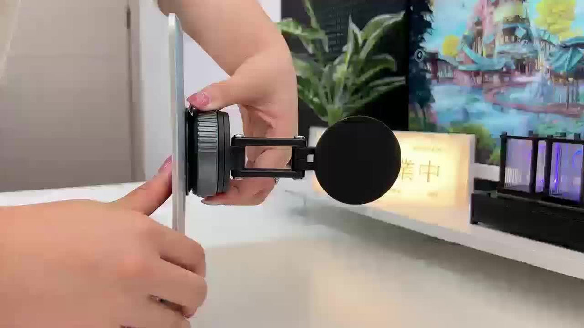 Magnetic Car Phone Mount 360° Rotation – Foldable Universal Holder for iPhone 16 15 14 12 & All Smartphones, Portrait & Landscape
