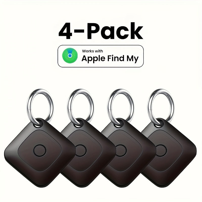 GPS Tracker Portable Real-Time Location Device - Global Coverage, for Keys Wallet Pets Luggage, iOS & Android Compatible, 1 2 or 4 Pack
