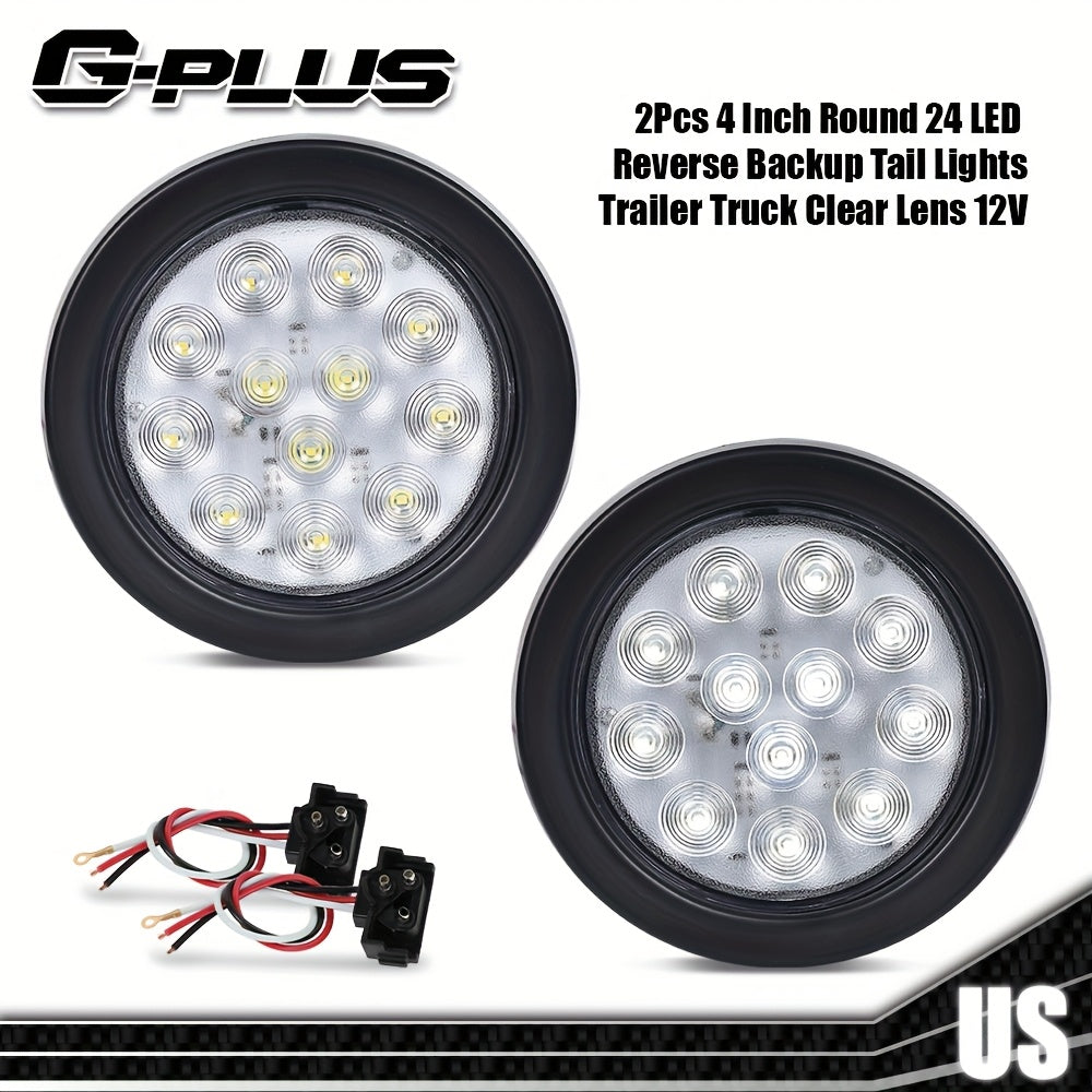 LED Magnetic Trailer Towing Light Kit – 2/5 LED Wire Lights for Trucks, RVs, Trailers, Semi Trucks 12V-24V