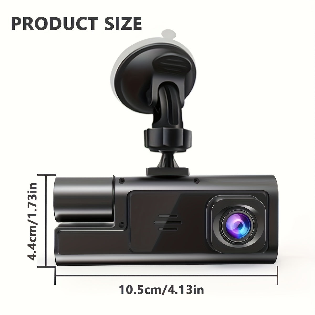 Dash Cam 1080P Dual & Triple Lens – IR Night Vision, 170° Wide Angle, G-Sensor, Loop Recording, 24H Parking Mode, 2" IPS Screen, WiFi Optional