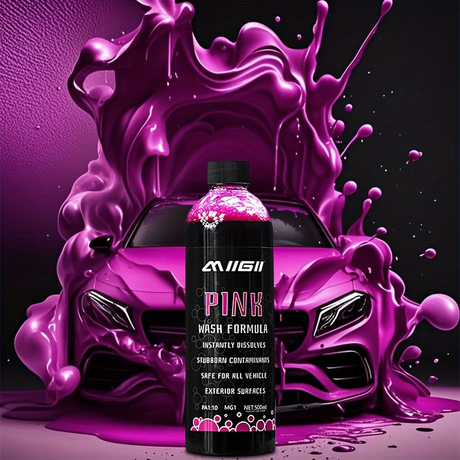 Car Pre-Wash Solution Concentrated Snow Foam Soap – Removes Tree Sap, Bird Droppings & Road Grime, Touchless Formula for Cars, Trucks & RVs, 300ml / 500ml / 1L