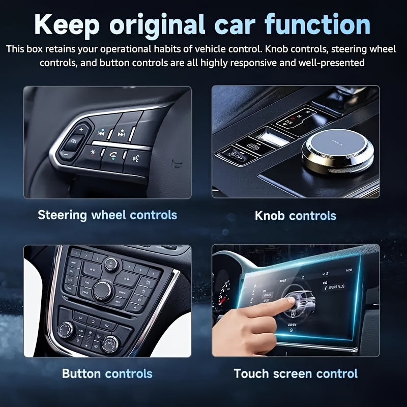 Mini Wireless CarPlay Adapter – Plug & Play Low Latency | Apple & Android Compatible | Wired to Wireless | No Battery Required