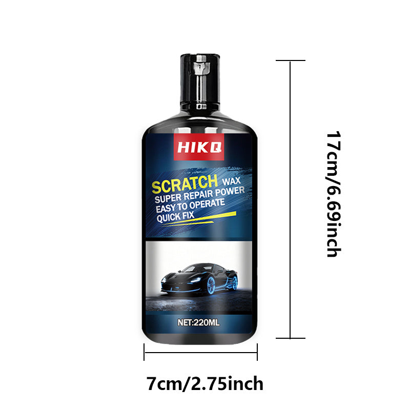Scratch Repair Wax 7.44oz – Fast-Acting Multi-Surface Scratch Remover for Cars, Motorcycles & Furniture with Sponge Applicator