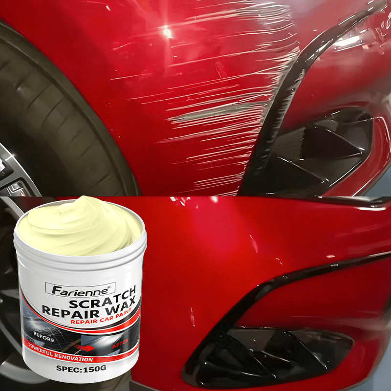 Car Scratch Remover 150g, Deep Scratch Repair Polishing Compound & Rubbing Paste, Paint Restorer Swirl Remover for Cars, Grinding Compound to Restore Luster with Applicator Sponge