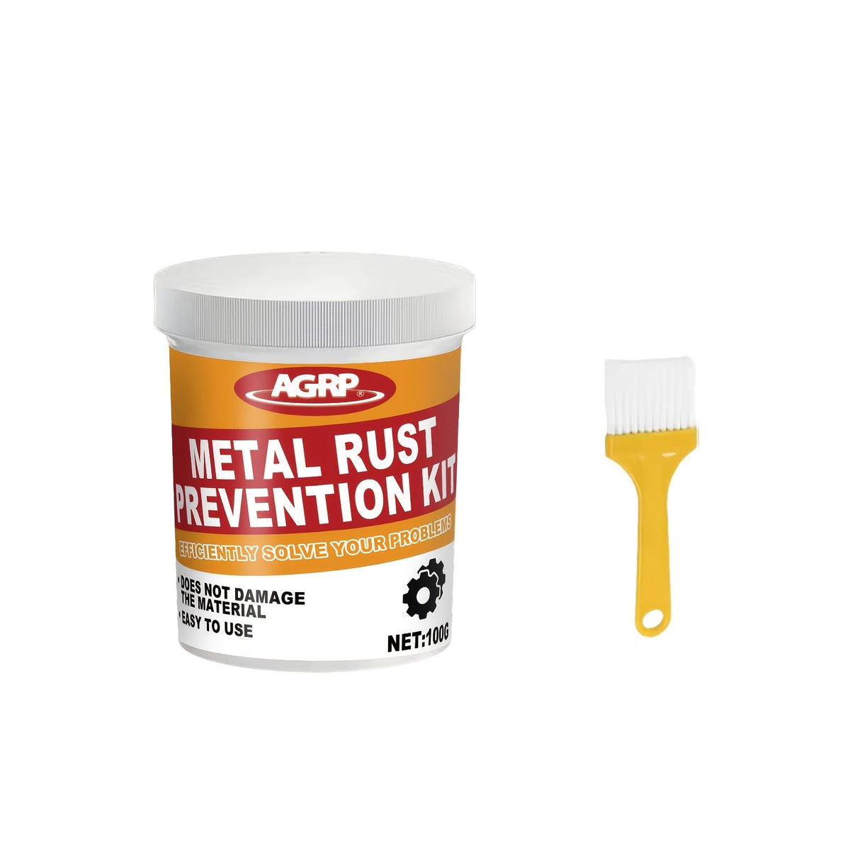 Automotive Rust Converter & Metal Treatment with Brush – Long-Lasting Rust Prevention for Chassis, Frames, Wheel Hubs & Door Frames