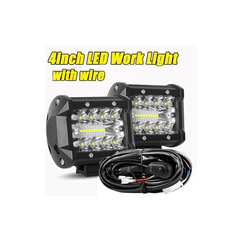 20 Inch LED Light Bar 180W Single Row – Ultra Slim Off-Road Work Lamp 12V/24V for ATV SUV Tractor Boat, 6000K White