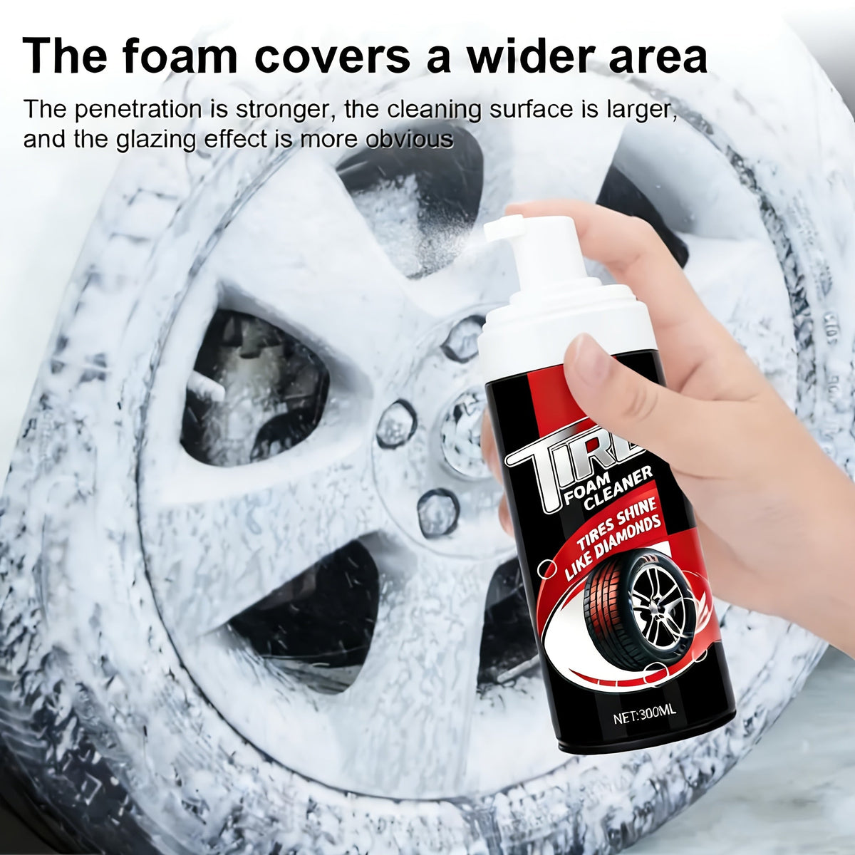 Tire Brightening Agent 10oz – Anti-Aging Coating Paste for Long-Lasting Gloss, UV Protection & Plastic Trim Restoration