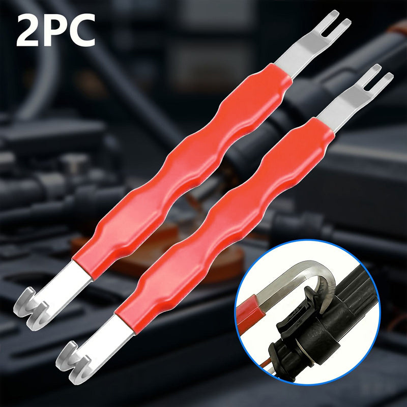 Automotive Electrical Terminal Connector Removal Tool Set, Wiring Harness Plug Separator Kit, Universal Car Wire Pin Extractor for Most Vehicles, 2PCS