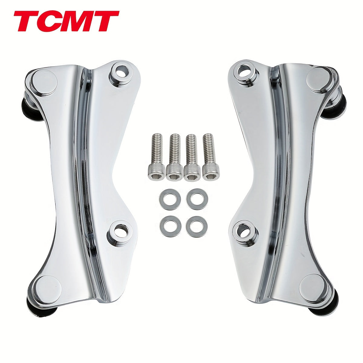 Harley Davidson 4-Point Docking Hardware Kit for Touring Road King Street Glide Electra Glide CVO 2014-2025 Detachable Sissy Bar Luggage Rack Black Chrome