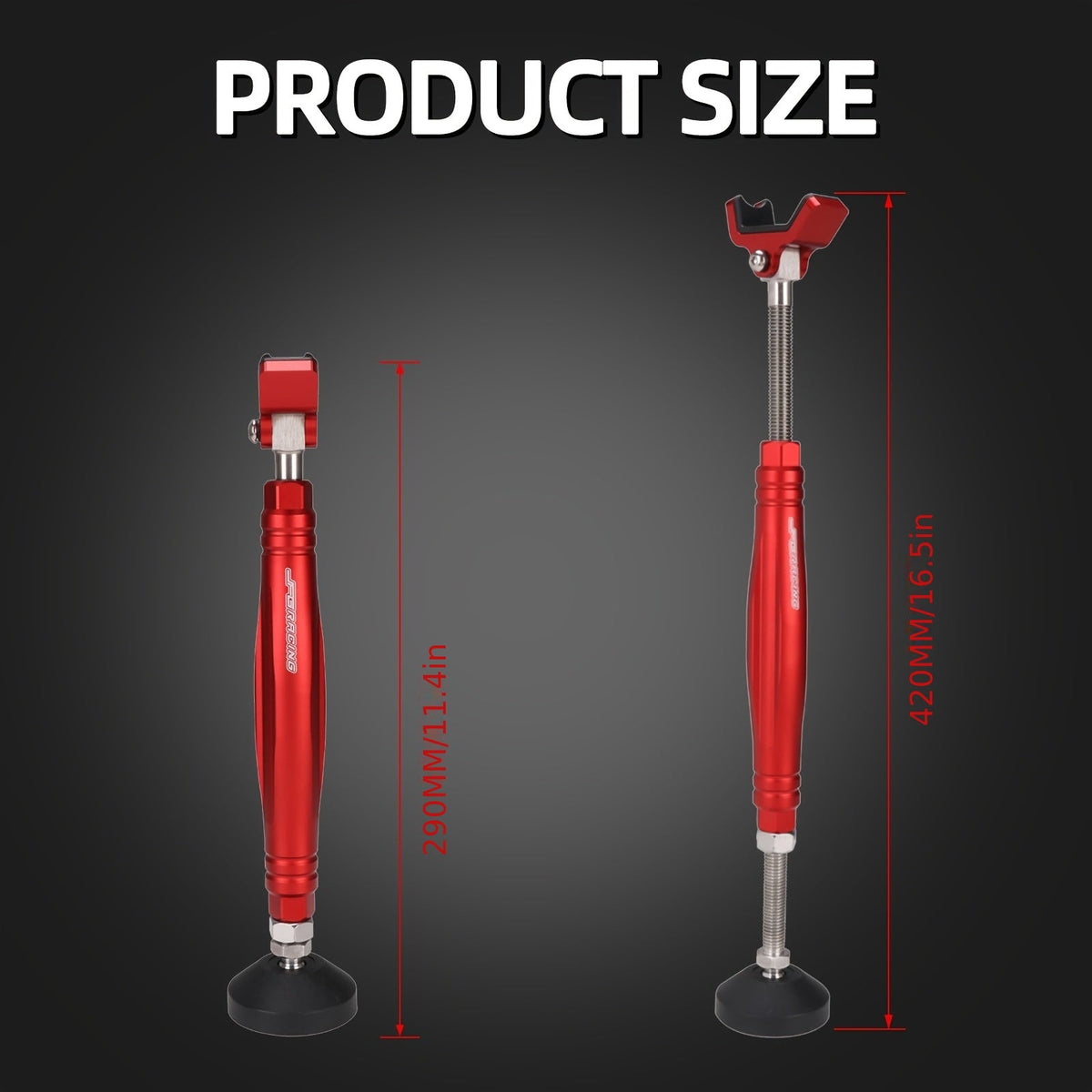 Motorcycle Chain Cleaning Stand Portable Wheel Lift – Maintenance & Emergency Tool | KTM Yamaha Kawasaki Dirt Bike ATV Enduro Black Red Silver