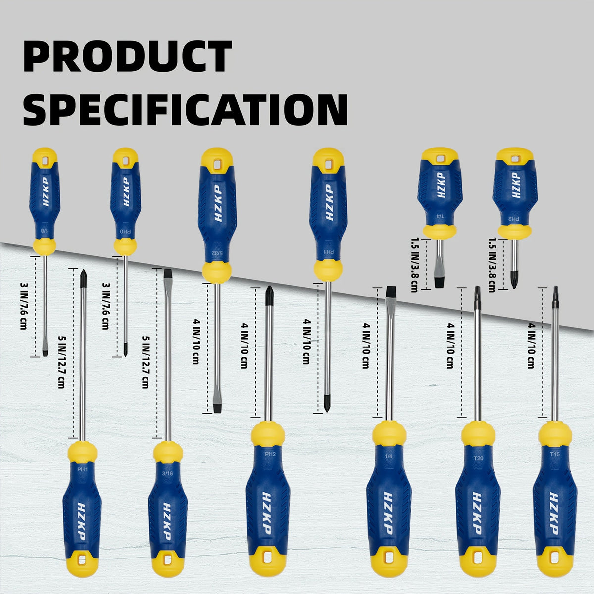 Screwdriver Set 13-Piece – Magnetic Tips, Cushion Grip, S2 Alloy Steel with Magnetizer Demagnetizer for Home & Electrical Repair