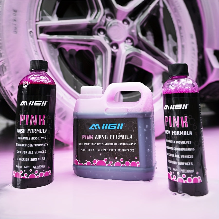 Car Pre-Wash Solution Concentrated Snow Foam Soap – Removes Tree Sap, Bird Droppings & Road Grime, Touchless Formula for Cars, Trucks & RVs, 300ml / 500ml / 1L