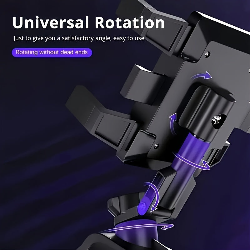 360° Rotating Car Dashboard Phone Mount Holder with Parking Number Plate Card – Universal GPS Navigation Bracket