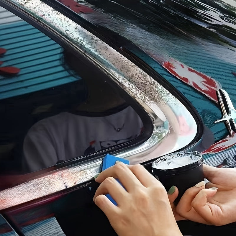 Chrome Trim Repair Paste – Car Door Handle Window Strip Logo Scratch Refurbishment Polish Kit