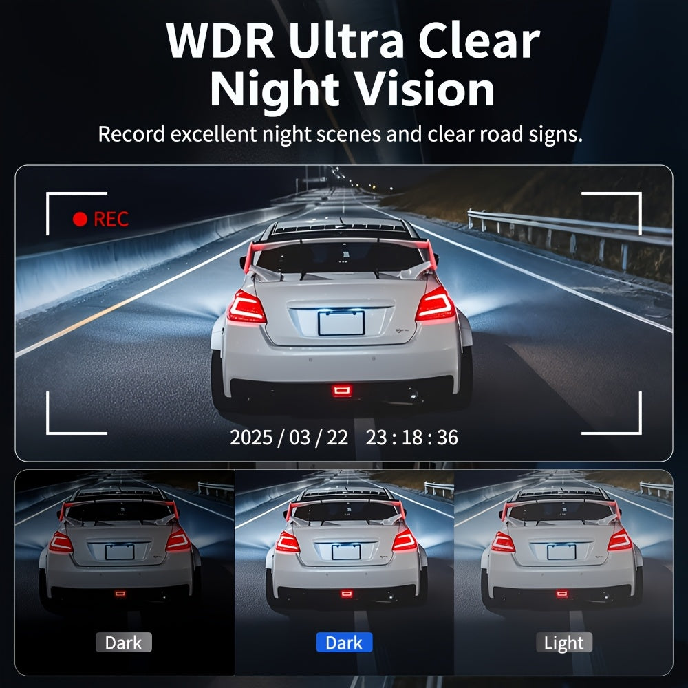 Dual Dash Cam Front and Interior Camera 1080P, 170° Wide Angle Night Vision Loop Recording G-Sensor, Car DVR for Rideshare Uber Lyft Taxi Drivers