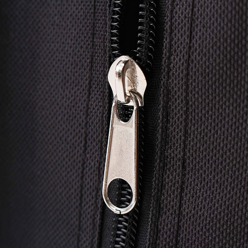 520-Slot CD DVD Holder Case PU Faux Leather – Large Capacity Disc Storage Bag with Zipper & Handle, Dust & Scratch Protection for Music, Movies & Games