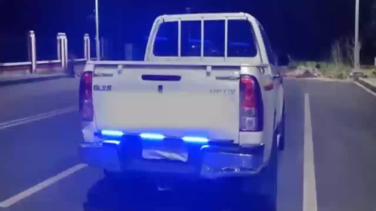 65-Inch Dual-Color LED Light Bar – Double Row Gradient Step & Rock Light for Pickup Truck, SUV, Ambient Lighting, Easy Install