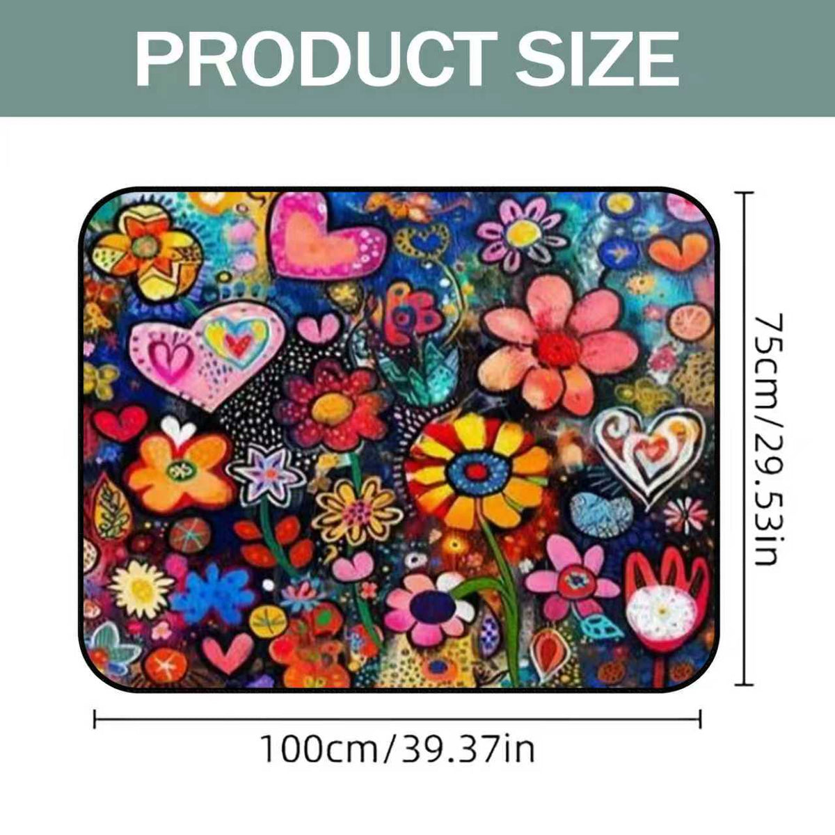 Car Trunk Mat Cargo Liner – Waterproof Non-Slip Durable Floor Mat with Distinctive Patterns, Protects Against Dirt Spills & Scratches, Universal Fit