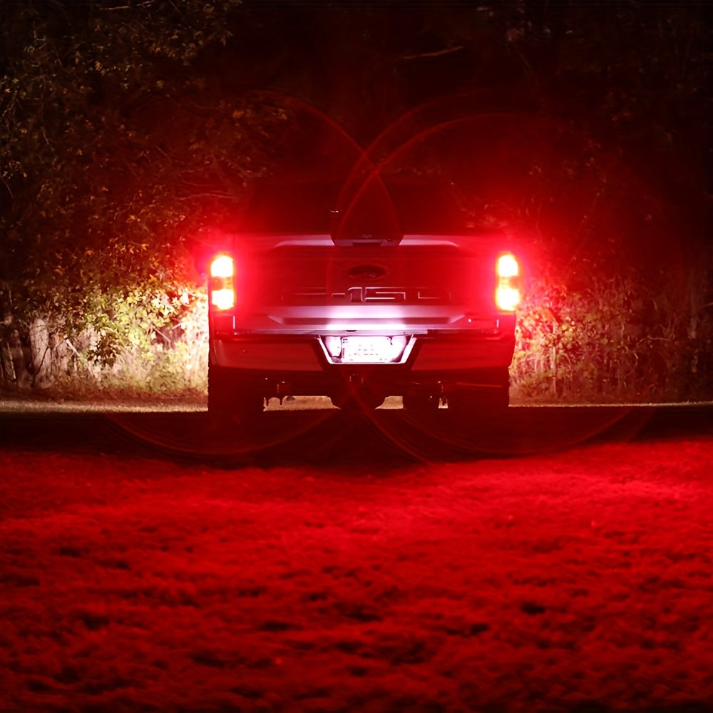 3157 LED Bulbs 2-Pack 4000LM 16W Super Bright for Brake Tail Stop Parking Reverse Turn Signal DRL Fits 3156 3057 4114 4157 P27/7W White Red Amber