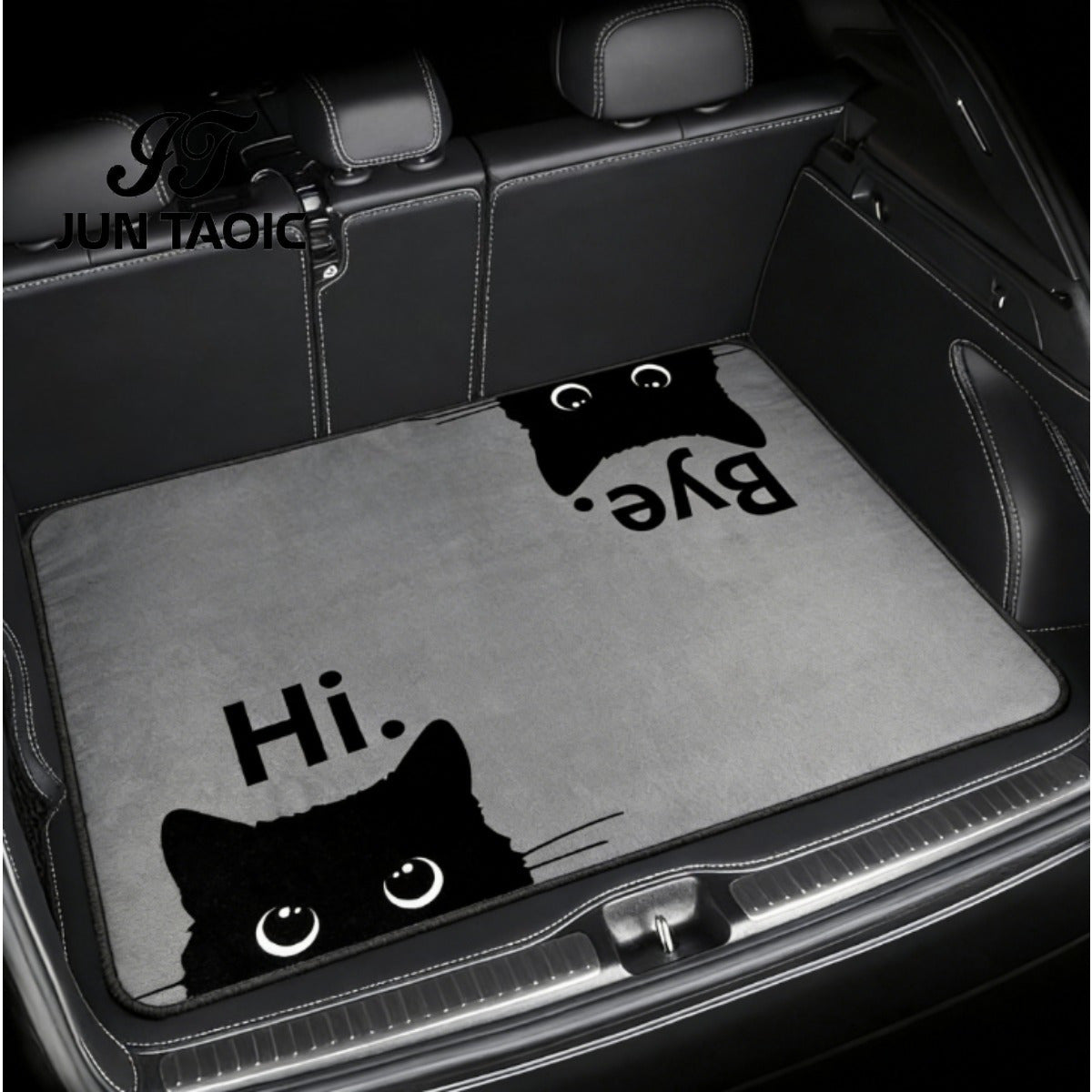 Car Trunk Mat Cargo Liner – Waterproof Non-Slip Durable Floor Mat with Distinctive Patterns, Protects Against Dirt Spills & Scratches, Universal Fit