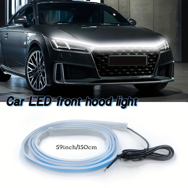 70 Inch Engine Bay LED Through Light 2000-3000 Lumens White Auto Welcome Mode Steering Effect 12V Hardwire for Car SUV Universal Fit