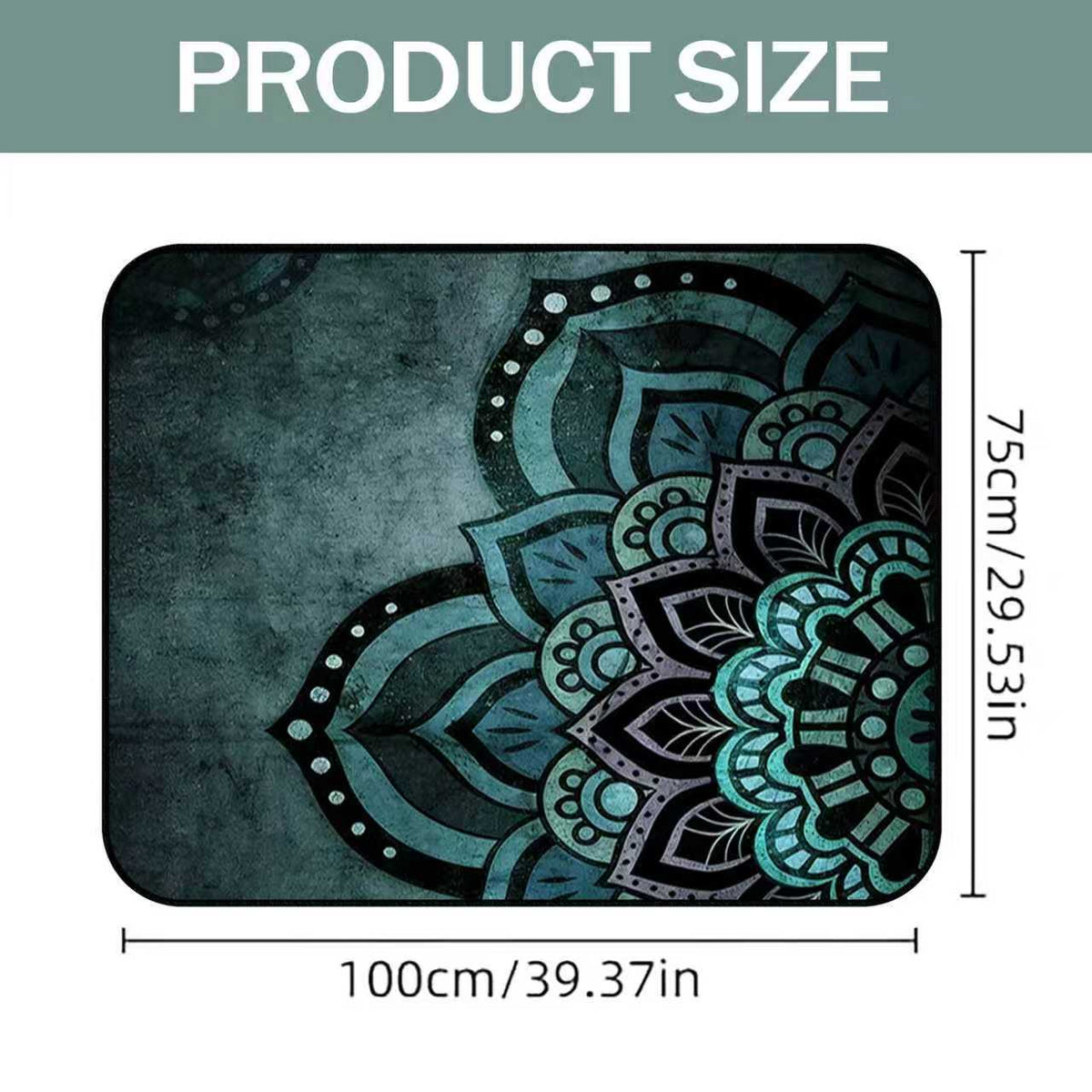 Car Trunk Mat Cargo Liner – Waterproof Non-Slip Durable Floor Mat with Distinctive Patterns, Protects Against Dirt Spills & Scratches, Universal Fit