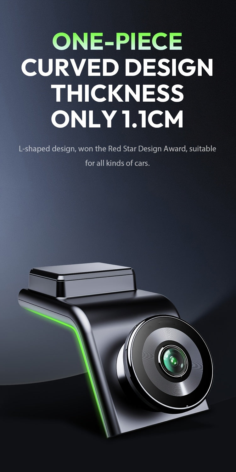 Dash Cam 3K WiFi GPS – 140° Wide Angle, Night Vision, WDR, Parking Mode, Motion Detection & Loop Recording | Botslab G300H Pro