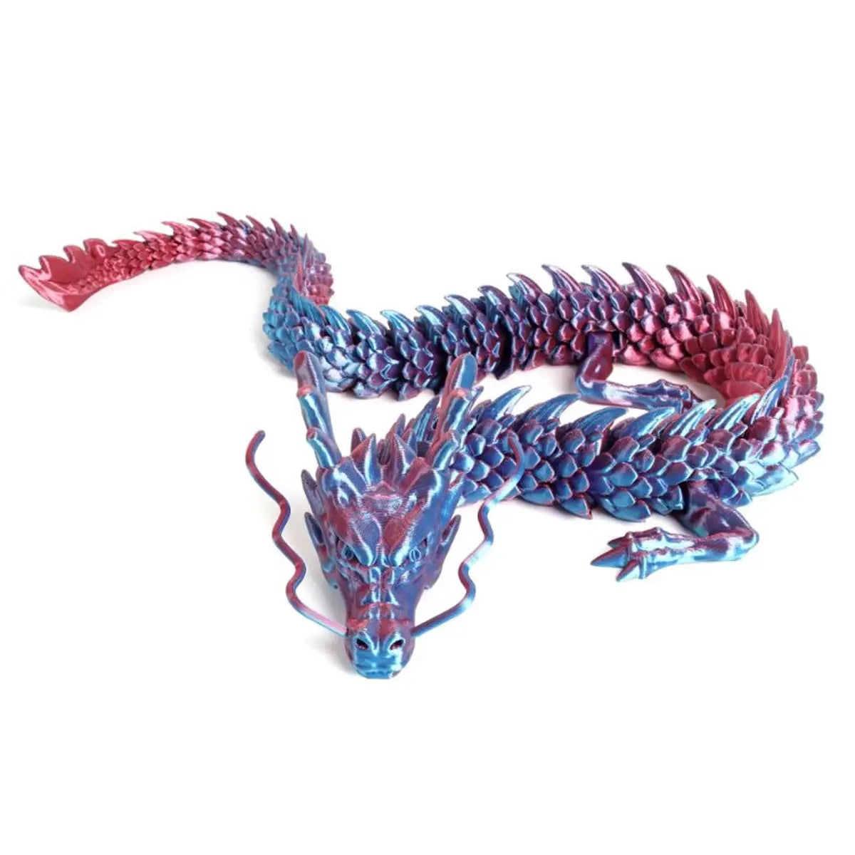 Chinese Dragon Car Dashboard Decoration 74 Inch - Movable Parts Hanging Ornament, Interior Decor for Spring Festival Halloween Christmas, Car Enthusiast Gift
