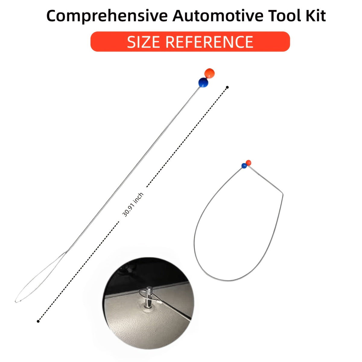Stainless Steel Car Maintenance Tool Set Pin Puller Emergency Hook Tree Cleaning Hook for Auto Repair Home Use 20-26 Piece Assorted Kit