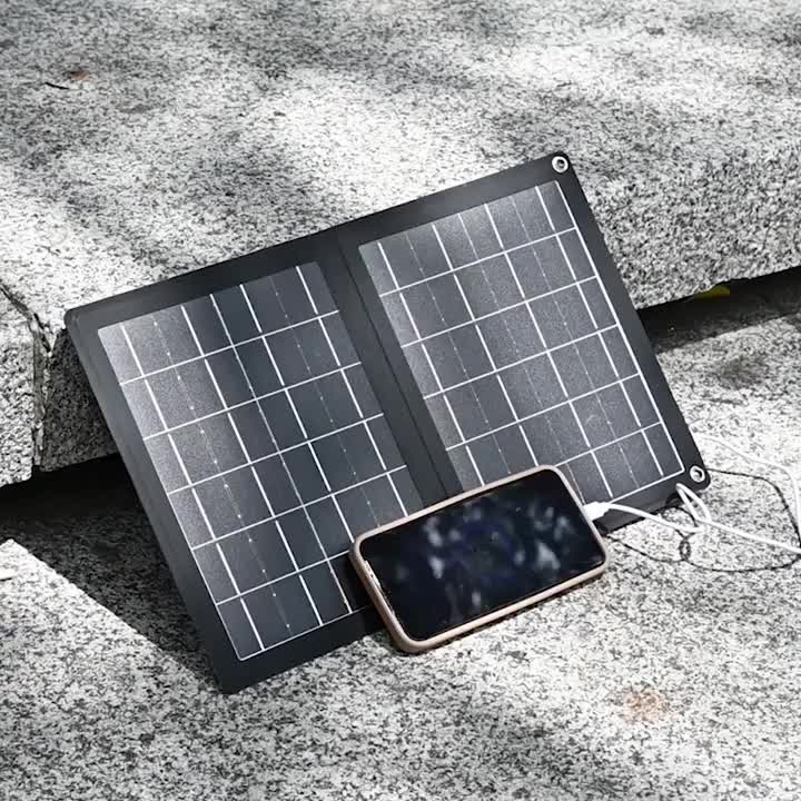 30W Portable Foldable Solar Panel Charger with USB Port | High-Efficiency Plug-and-Play Solar Charger for Phones, Tablets & Cameras – Camping, RV, Boat & Emergency