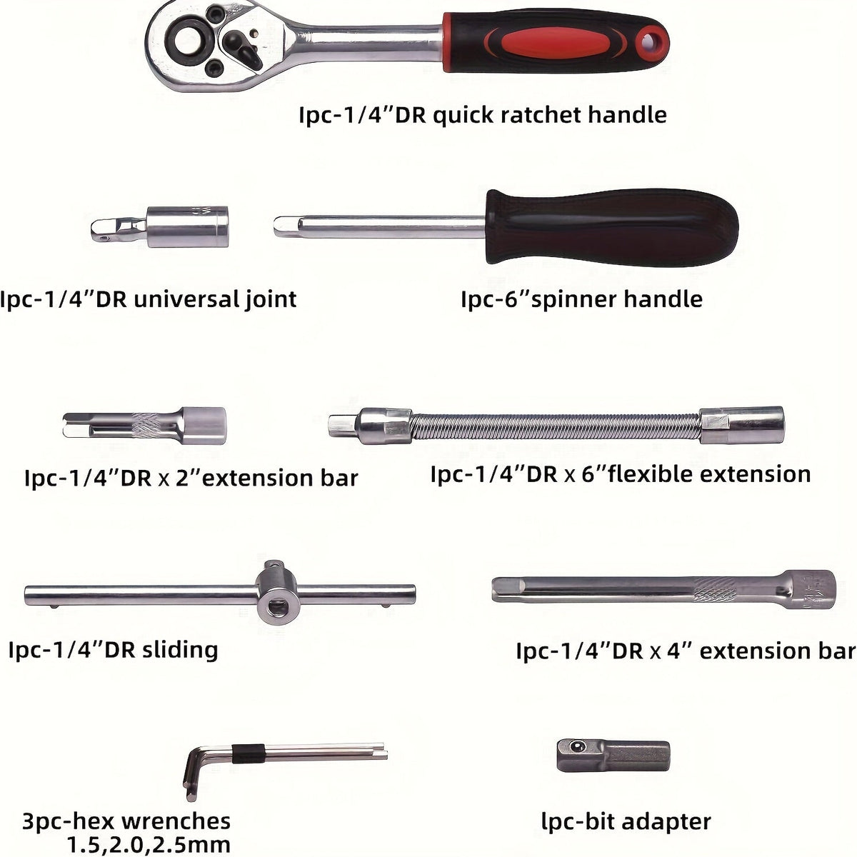 Professional Automotive Tool Kit 46 53 325pcs Ratchet Wrench Screwdriver Set for Car Motorcycle Bike Maintenance All-in-One Portable Mechanic Tool Set