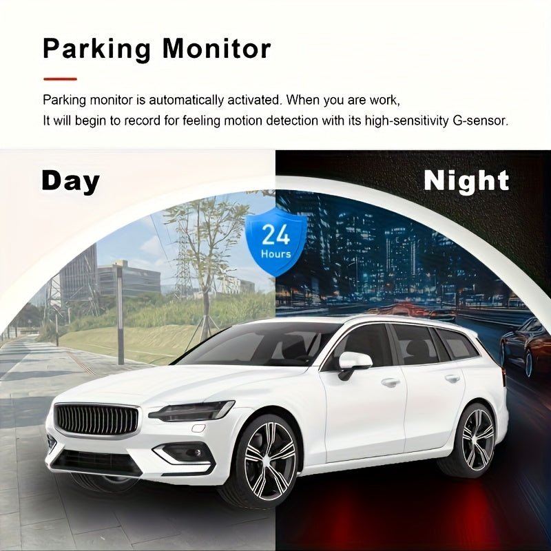 Dash Cam 1080P Dual & Triple Lens – IR Night Vision, 170° Wide Angle, G-Sensor, Loop Recording, 24H Parking Mode, 2" IPS Screen, WiFi Optional