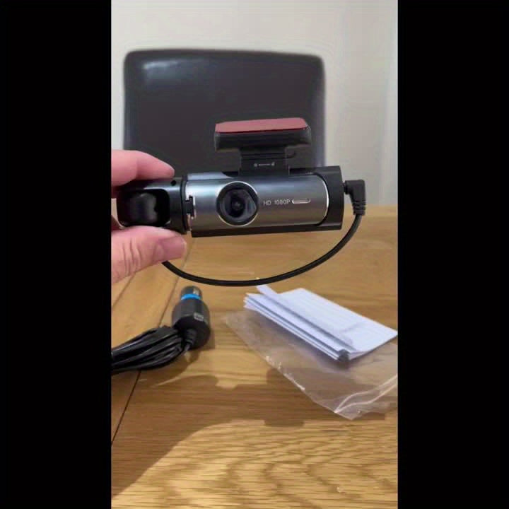 1080P Dual Dash Cam Front and Inside Car Camera, IR Night Vision Loop Recording, Wide Angle Dual Lens Dashboard DVR, Optional 32GB/64GB Card, 2" or 3.16" Screen