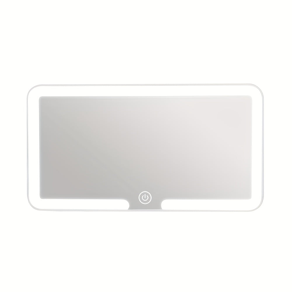Car Sun Visor Makeup Mirror LED – USB-Powered Vanity Mirror with 3 Light Modes, Universal Fit for Cars Trucks SUVs, Gift for Women Drivers