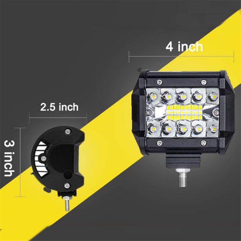 20 Inch LED Light Bar 180W Single Row – Ultra Slim Off-Road Work Lamp 12V/24V for ATV SUV Tractor Boat, 6000K White