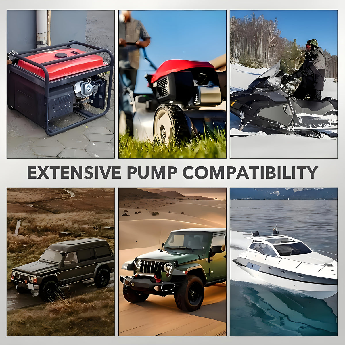 Electric Siphon Fuel Transfer Pump 2.6 GPM, Battery Operated Portable Gas Diesel Oil Extractor, 3V 7W 12000 RPM, 35.6" Hose, 1" Suction Tube — 2pcs